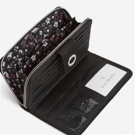 vera bradley performance twill wallet